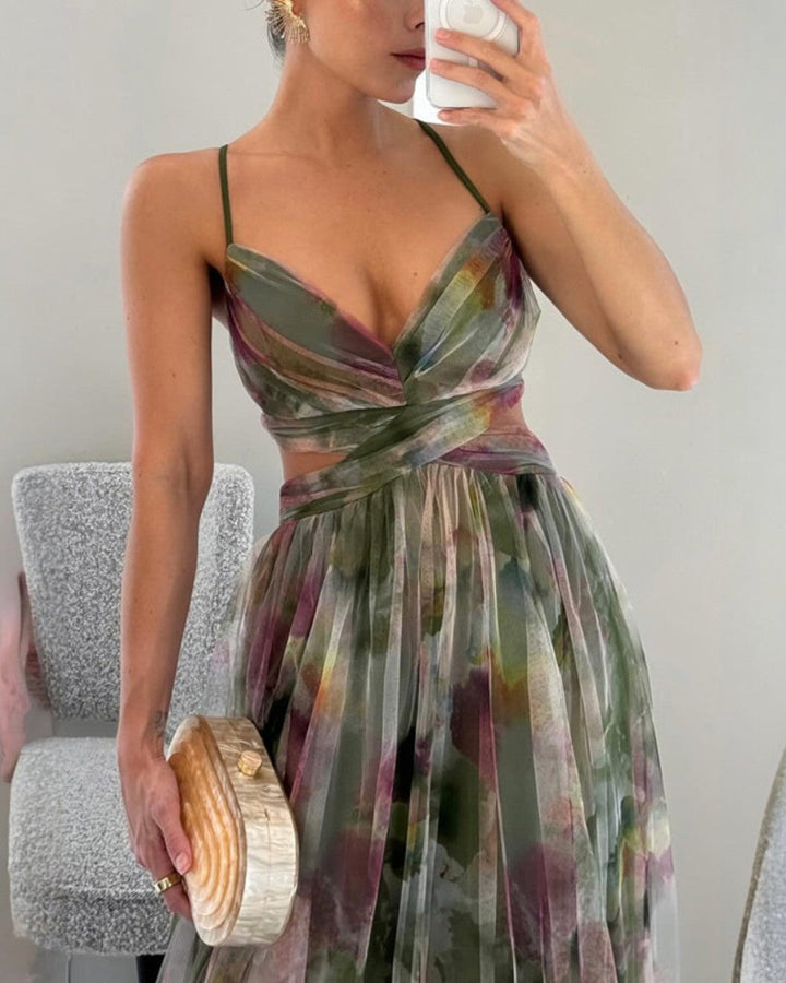 Giselle | Captivating Floral Print Maxi Dress
