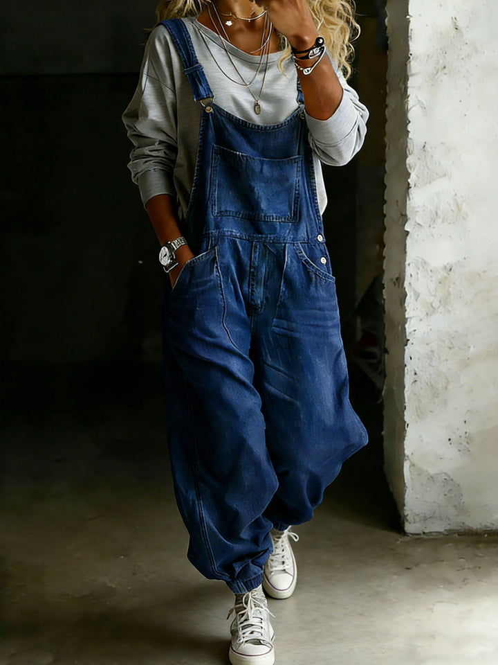 Emma | Relaxed Fit Denim Jumpsuit