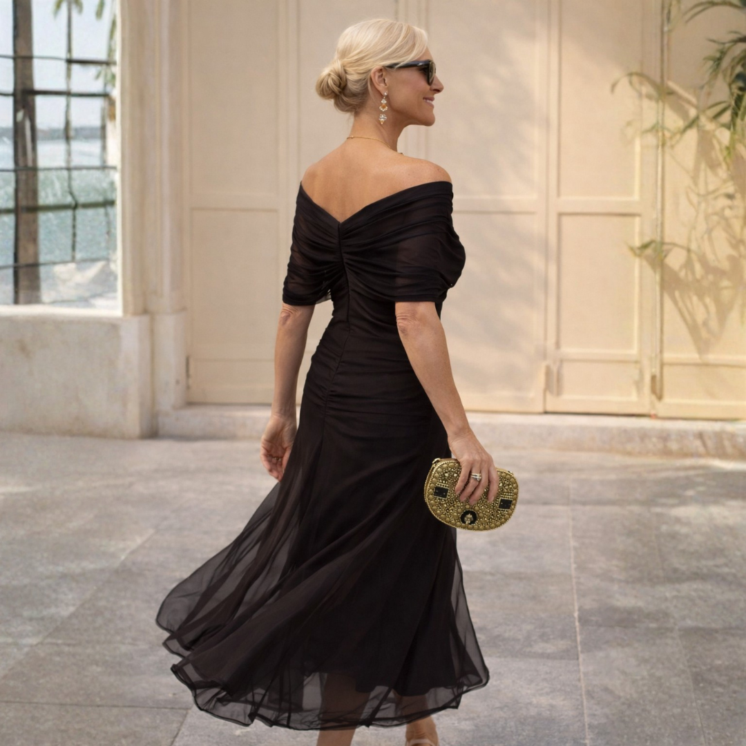 Marilyn | Elegant V-Neck Maxi Dress