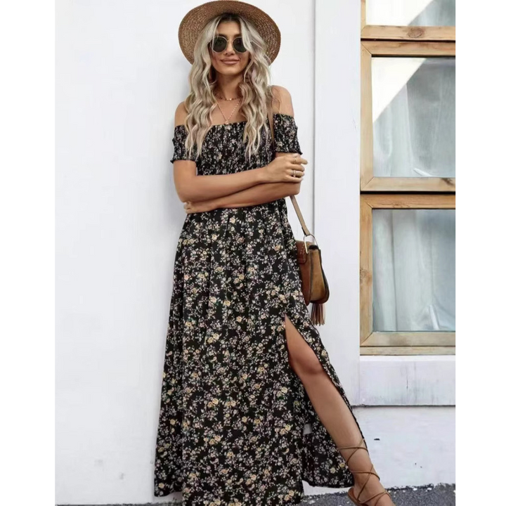 PHOEBE™ - Robe Vintage Glamour Épaules Dénudées