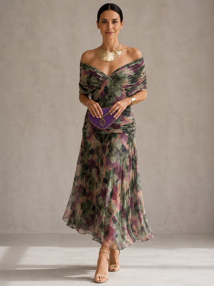 Hendrika | Coral Evening Gown