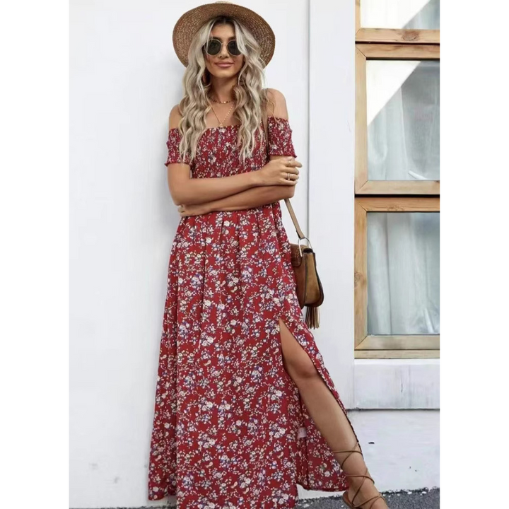 PHOEBE™ - Robe Vintage Glamour Épaules Dénudées