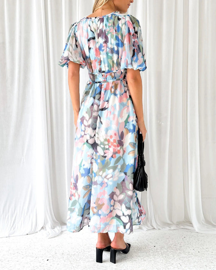 Celine | Floral Pattern Women's Dress