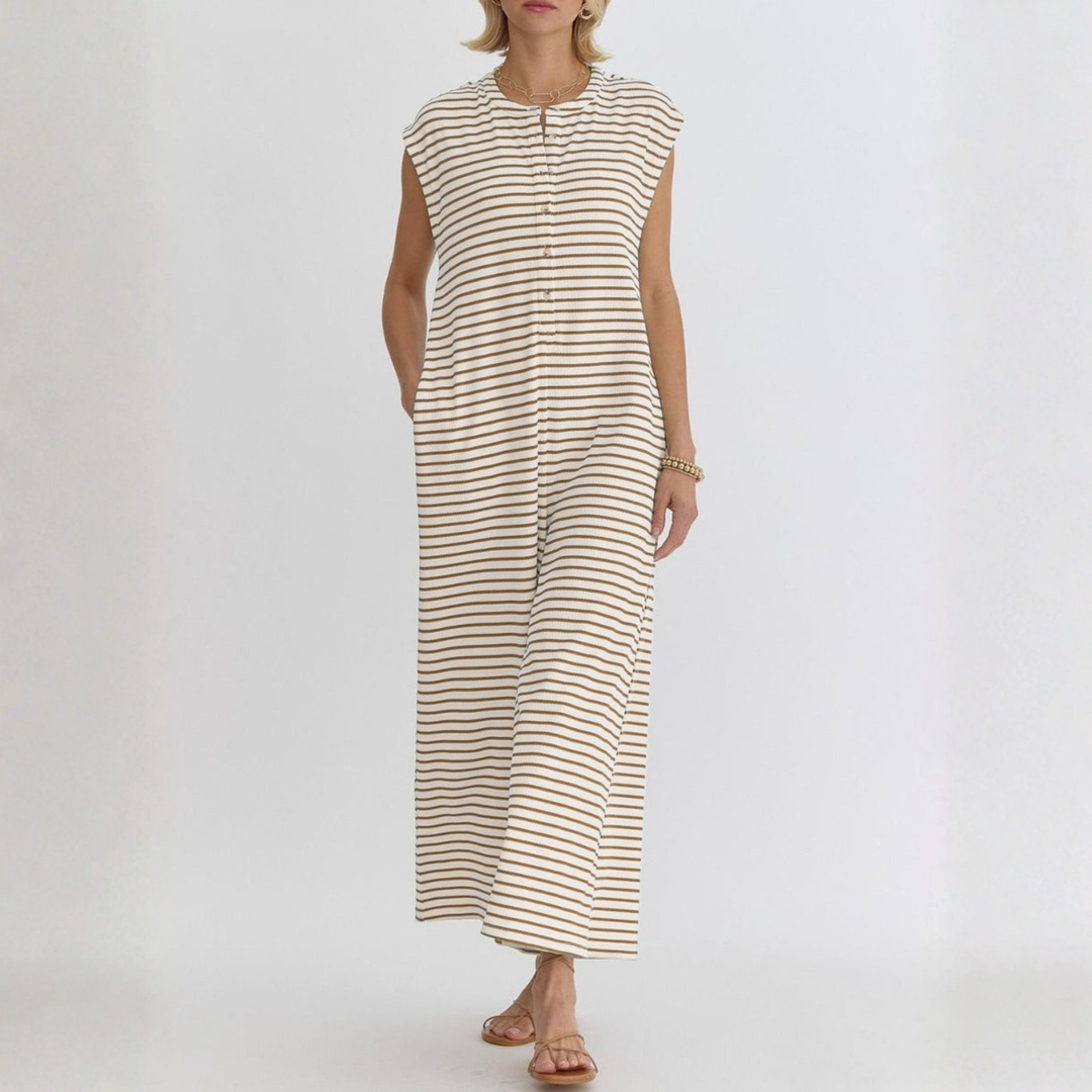 KETURAH™ Striped Wide Leg Jumpsuit