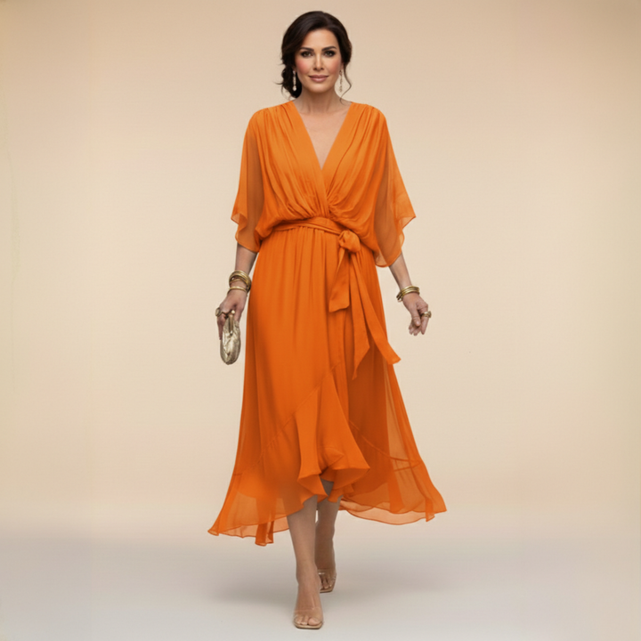 MONICA | Elegant Midi Dress