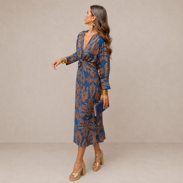 ELOWENA | Elegant Midi Dress