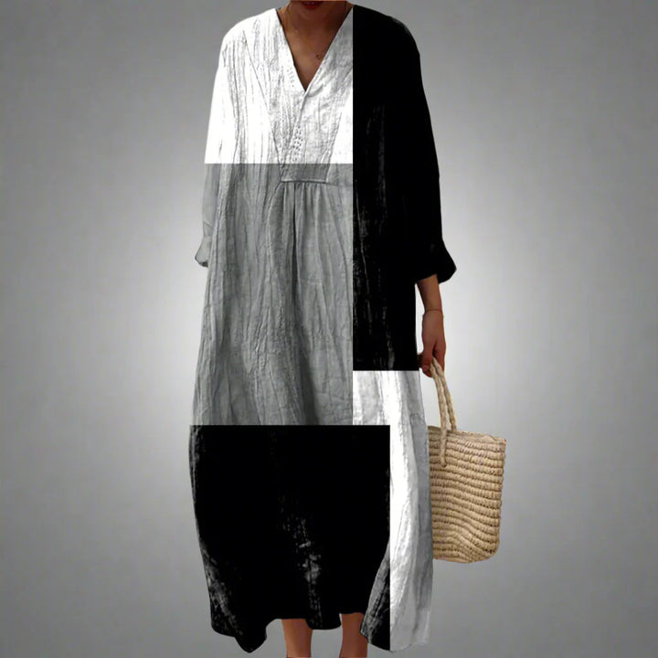 Lia | Elegant Geometric Dress