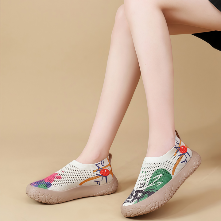 Joanne | Floral Comfort Slip-On Shoes