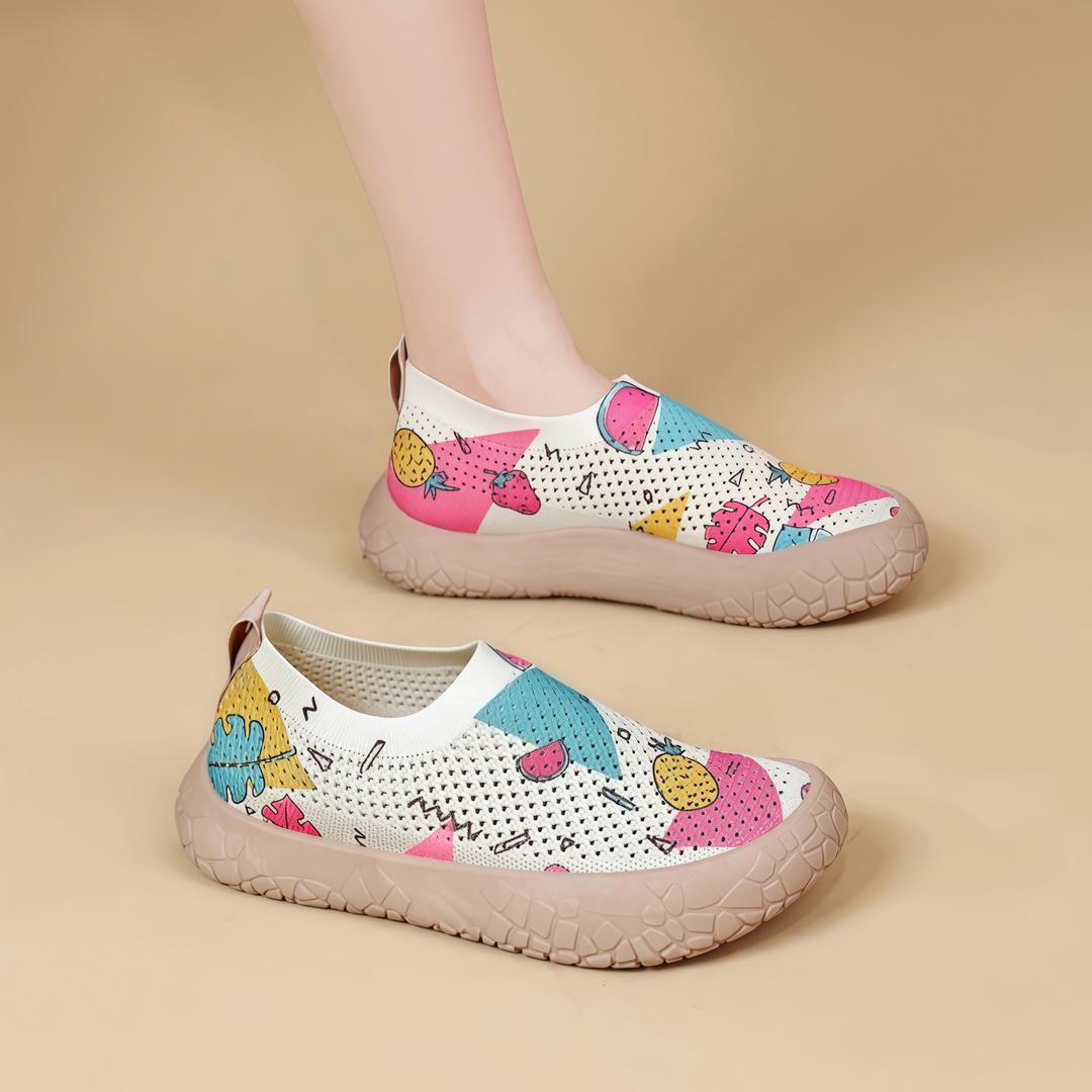 Joanne | Floral Comfort Slip-On Shoes