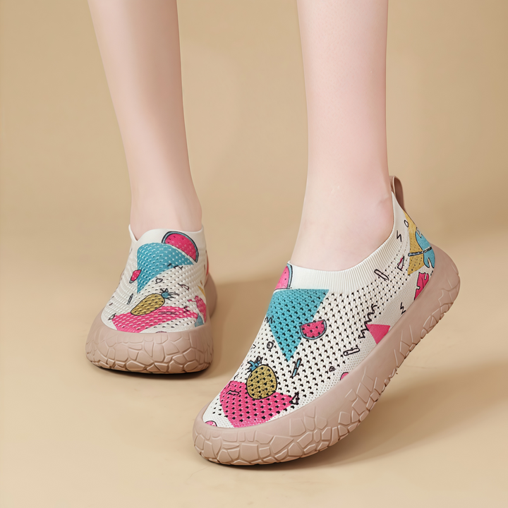 Joanne | Floral Comfort Slip-On Shoes