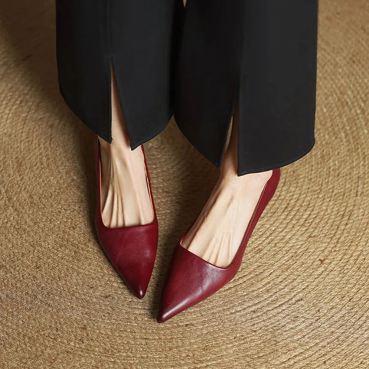 Anok Genuine Leather Heels