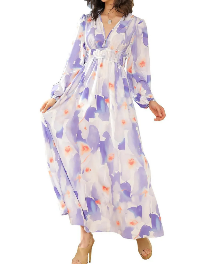 Celine | Floral Pattern Women's Dress