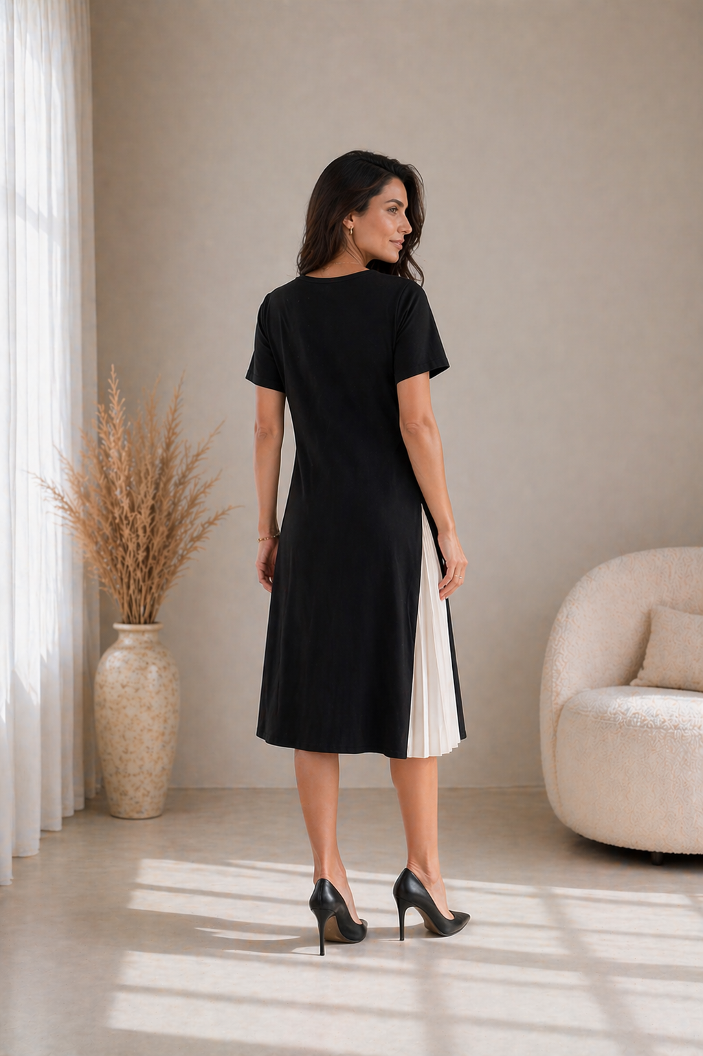 MONIKA | Elegant Midi Dress
