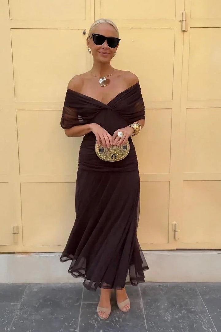 Marilyn | Elegant V-Neck Maxi Dress