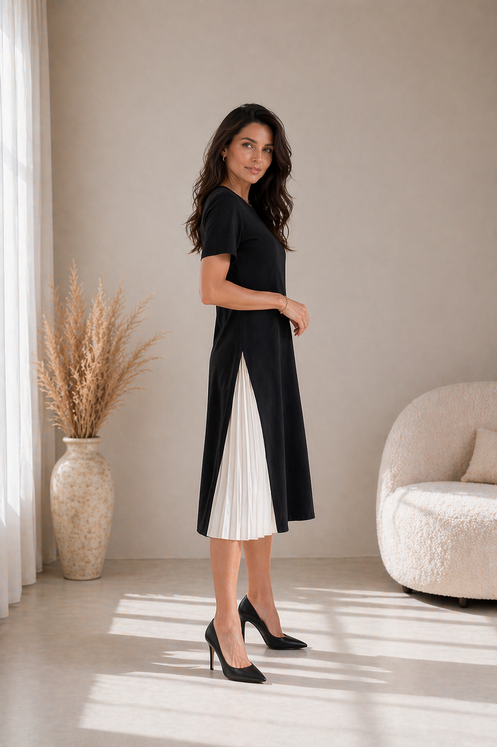 MONIKA | Elegant Midi Dress